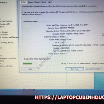 Laptop Dell N3467 I3 6006u 4g 500g Amd R5 Laptopcubinhduong.vn 5 [kích Thước Gốc] Result