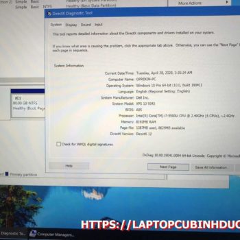 Laptop Dell Xps 9343 I7 5500u 8g M2 256g Lcd 13 Laptopcubinhduong.vn 1 [kích Thước Gốc] Result