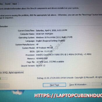 Laptop Hp 440 I3 7100u 4g 500g Đènphím Laptopcubinhduong.vn 1 [kích Thước Gốc] Result