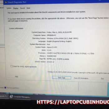 Laptop Acer E1 I3 4005u 4g Ssd 128g Lcd 14 Laptopcubinhduong.vn 3 [kích Thước Gốc] Result