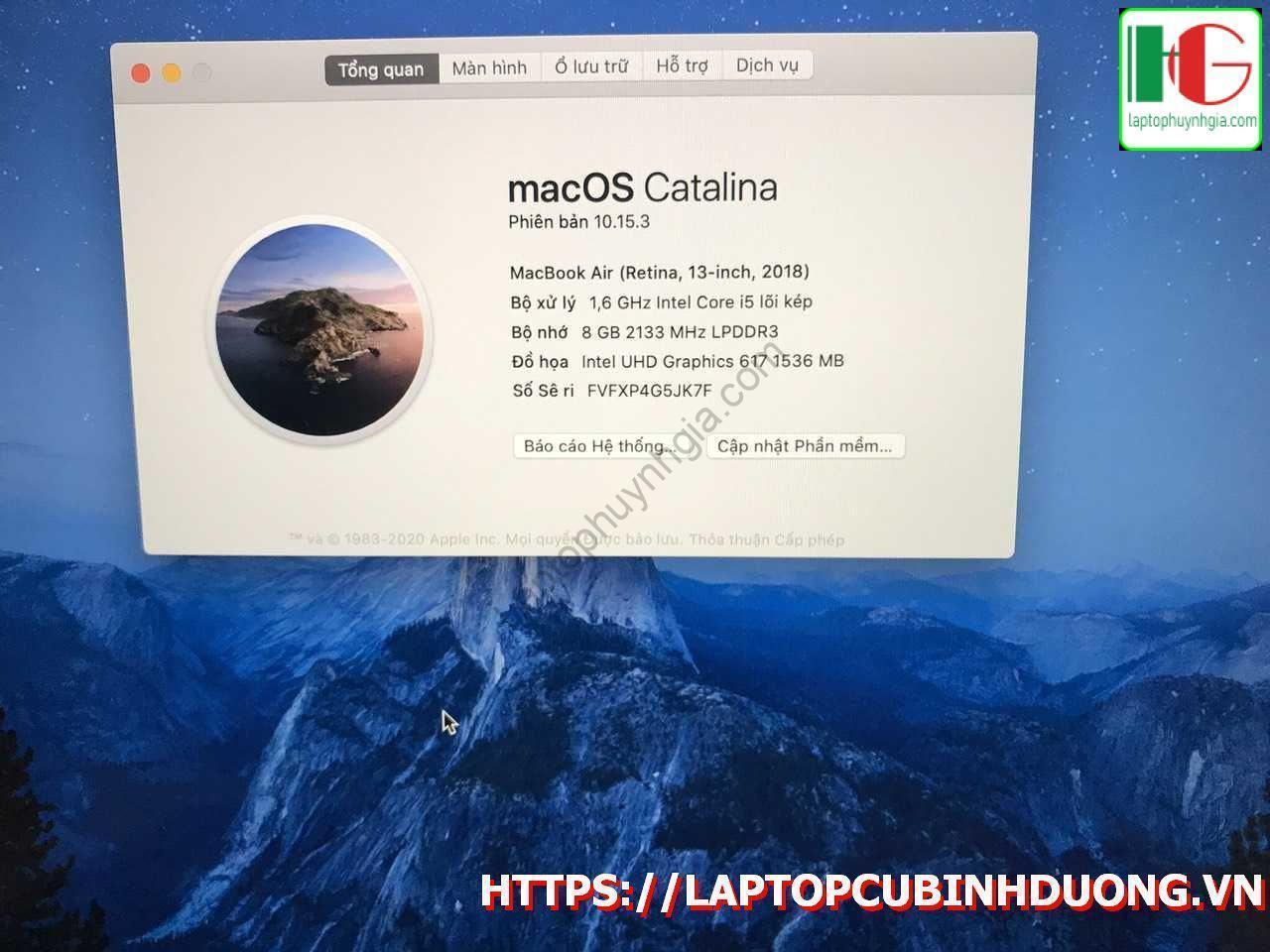 Macbook Air 2018 I5 8g Ssd 128g Laptopcubinhduong.vn 4