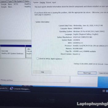 Asus Ux305 M5 8g Ssd 128g Lcd 13 Fhd Laptopcubinhduong.vn