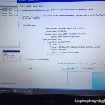 Laptop Acer P658 I5 6200u 4g Hdd 500g Lcd 14 Laptopcubinhduong.vn 3