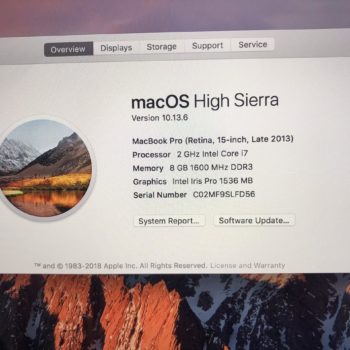 Macbook Pro 2013 I7 8g Ssd 256g Lcd 15 Laptopcubinhduong.vn