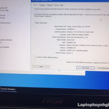 MSI GS63 - I7 6700HQ/Ram 16G/M2 128G /HDD 1T/GT1060/15.6 FHD" 20 Msi Gs63 I7 6700hq 16g Ssd 128g Hdd 1t Nvidia Gt1060 Lcd 15 Fhd Laptopcubinhduong.vn