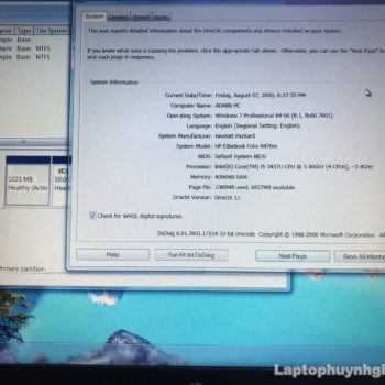 Hp Polio 9470 I5 3337u 4g Ssd 128g Lcd 14 Laptopcubinhduong.vn 3