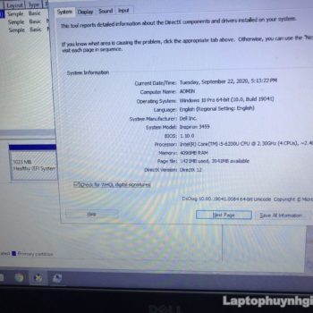 Dell N3459 I5 6200u 4g Ssd 128g Lcd 14 Laptopcubinhduong.vn 1