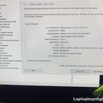 Dell Vostro 3578 - I7 8550u/Ram 8G/HDD 1T/AMD R5/15.6 FHD" 35 Dell Vostro 3578 I7 8350u 8g Hdd 1t Amd Radeom R5 Laptopcubinhduong.vn 2