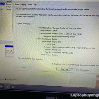 Dell N5442 I3 4005u 4g Ssd 128g Lcd 14 Laptophuynhgia.com 3