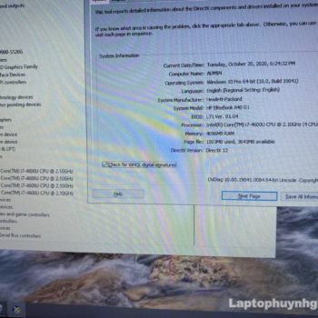 HP Elitebook 840 G1 - I7 4600u/Ram 4G/SSD 128G/Pin 3h/14" 30 Hp Elitebook 840 G1 I7 4600u 4g Ssd 128g Lcd 14 Laptopcubinhduong.vn 1