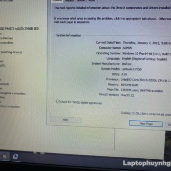 Dell E7250 I5 5300u 8g Msata 256g Lcd 12 Laptophuynhgia.com 4