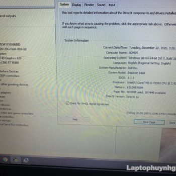 Dell Inspiron 5468 - I5 7200u/Ram 8G/SSD 128G/1T/R7 /14" 35 Dell N5468 I5 7200u 8g Ssd 128g Hdd 1t Amd R7 Lcd 14 Laptophuynhgia.com