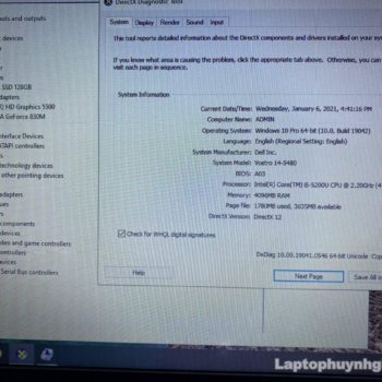 Dell Vostro 5480 - I5 5200u/Ram 4G/SSD 128G/GT830/14" 35 Dell V5480 I5 5200u 4g Ssd 128g Nvidia Gt830 Lcd 14 Laptophuynhgia.com 1