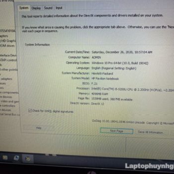 HP Pavilion 15 - I5 5200u/Ram 4G/HDD 1T/HD 5500/15.6" 30 Hp Notebook 15 I5 5200u 4g Hdd 500g Lcd 15 Laptophuynhgia.com 3
