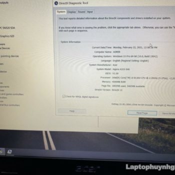 Acer A315 - I3 8130u/Ram 4G/SSD 256G/Intel UHD620/Pin 3h/ 15.6" 21 Acer A315 I3 8130u 4G SSD 256G LCD 15 laptophuynhgia.com - Laptop Cũ Bình Dương Huỳnh Gia