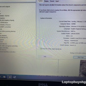 Dell Latidute 5540 - I3 4030u/Ram 4G/HDD 500G/HD/15.6" 34 Dell E5540 I3 4030u 4g Ssd 128g Lcd 15 Laptophuynhgia.com 3