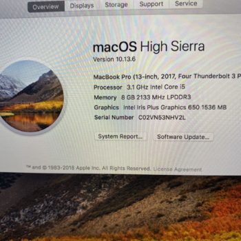 Macbook Pro 2017 - I5/8G/SSD 256G/13" 24 Laptop Macbook Pro 2017 I5 Ram8G SSD 256G LCD 13 Retina Laptophuynhgia 2 - Laptop Cũ Bình Dương Huỳnh Gia