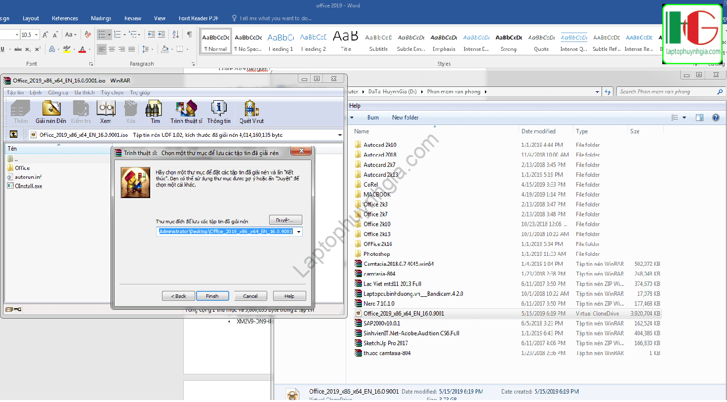 Hướng dẫn cài Microsoft Office 2019 Full tính năng 5 huong dan tai va cai dat microsoft office 2019 xai vinh vien 2138 1 - Laptop Cũ Bình Dương Huỳnh Gia