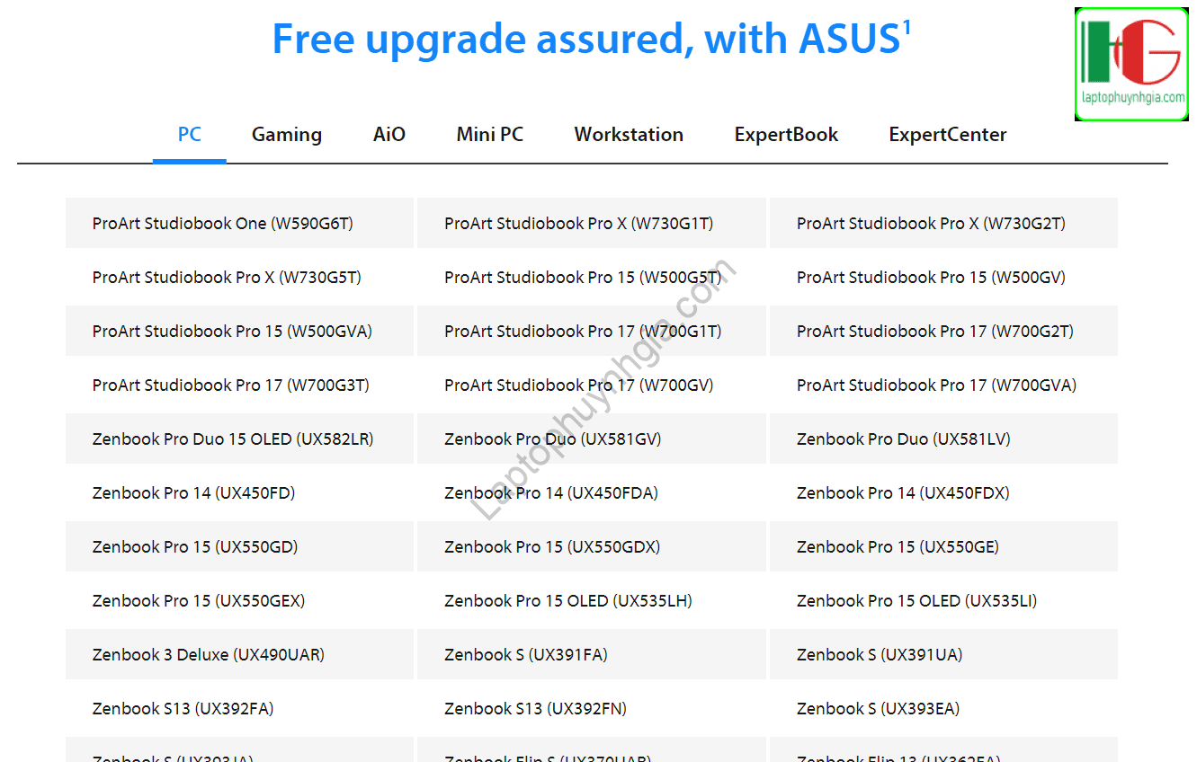 Phần cứng hỗ trợ Windows 11 của các hãng 5 Tất cả danh sách phần cứng hỗ trợ Windows 11 của Asus
