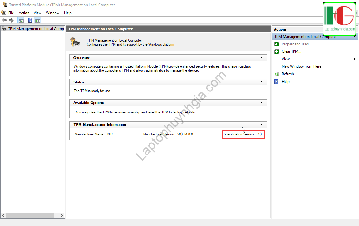 Trusted Platform Module Tpm 2 0 La Gi Va Cach Kiem Tra 9076 1