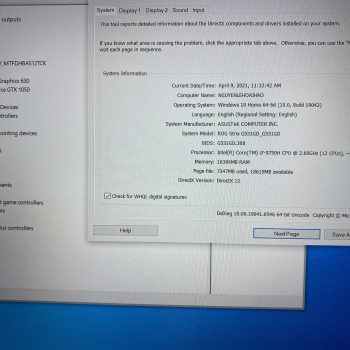 Asus ROG Strix G531/i7 9750H/Ram 16GB/M2 512GB/Nvidia GTX1050/LCD 15.6 FHD IPS/Windows 10 9 4 - Laptop Cũ Bình Dương Huỳnh Gia