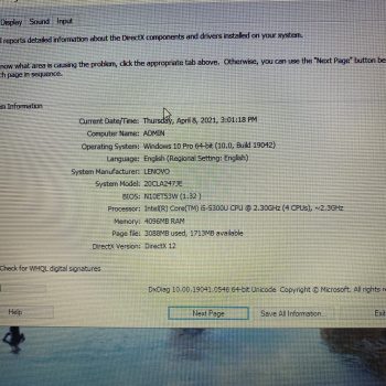 Lenovo Thinkpad X250/I5 5300u/Ram 4G/SSD 256G/LCD 12.5inch/Windows 10 9 5 - Laptop Cũ Bình Dương Huỳnh Gia