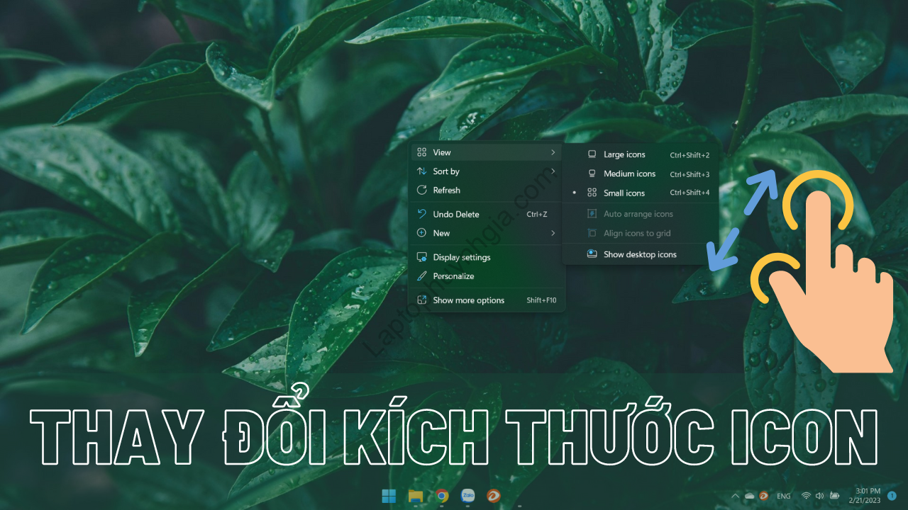thay doi kich thuoc icon - Laptop Cũ Bình Dương Huỳnh Gia